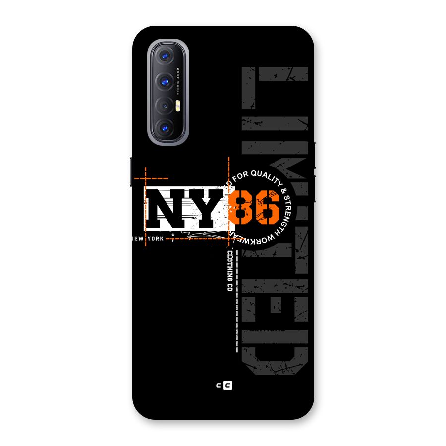 New York Limited Back Case for Oppo Reno3 Pro