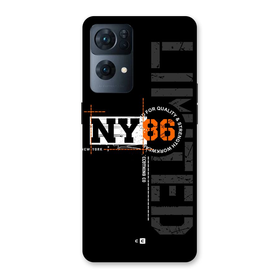 New York Limited Back Case for Oppo Reno7 Pro 5G