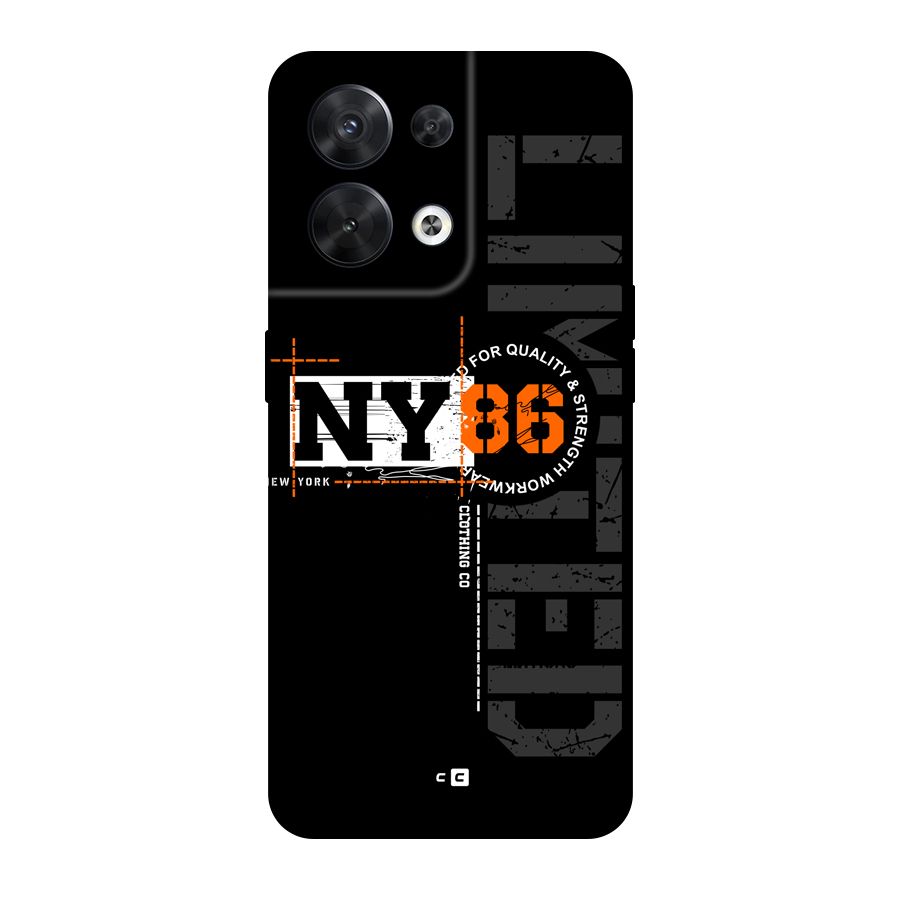 New York Limited Back Case for Oppo Reno8 5G