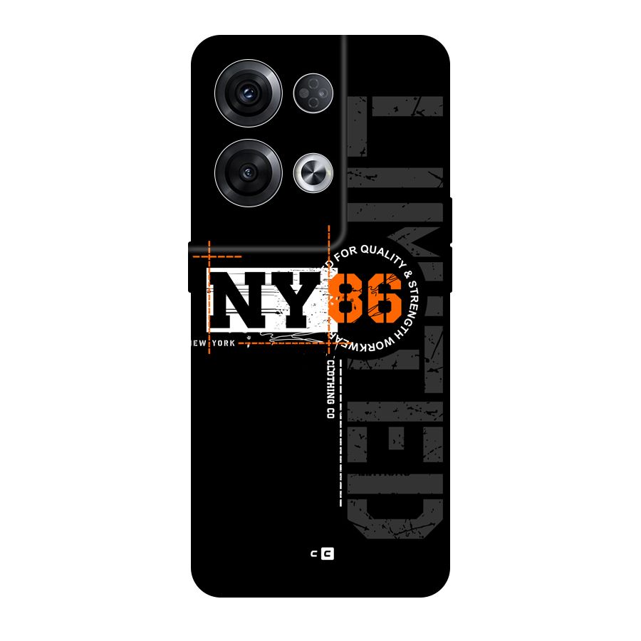 New York Limited Back Case for Oppo Reno8 Pro 5G