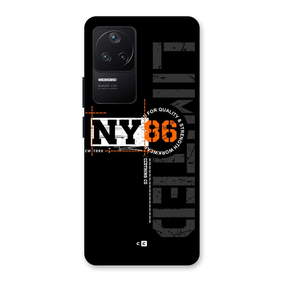 New York Limited Back Case for Poco F4 5G