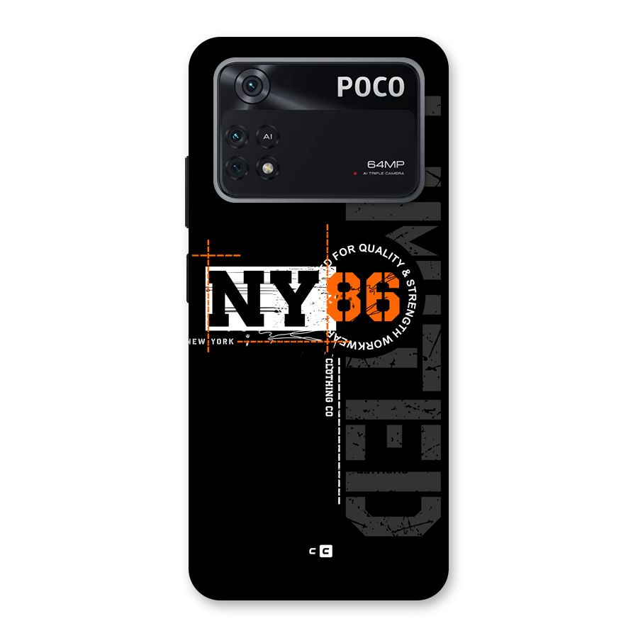 New York Limited Back Case for Poco M4 Pro 4G