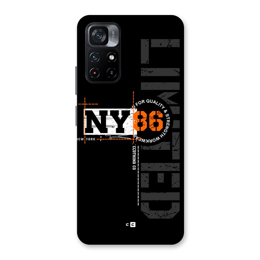 New York Limited Back Case for Poco M4 Pro 5G
