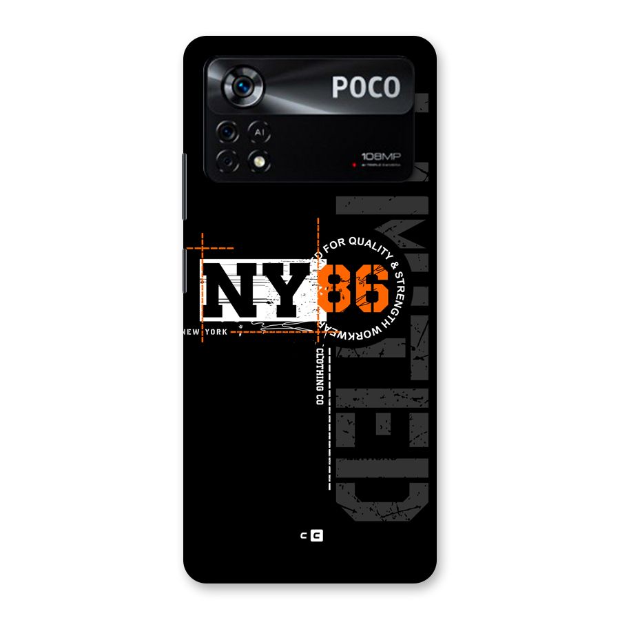New York Limited Back Case for Poco X4 Pro 5G
