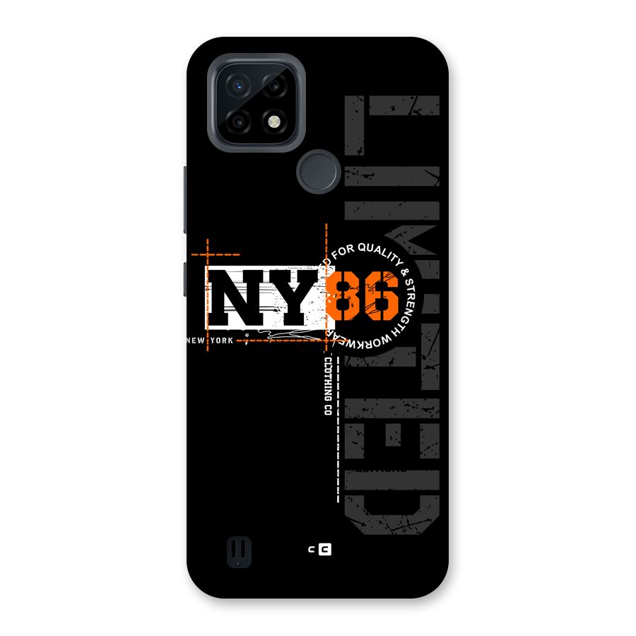 New York Limited Back Case for Realme C21