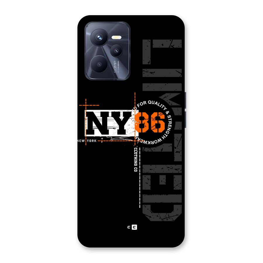 New York Limited Back Case for Realme C35
