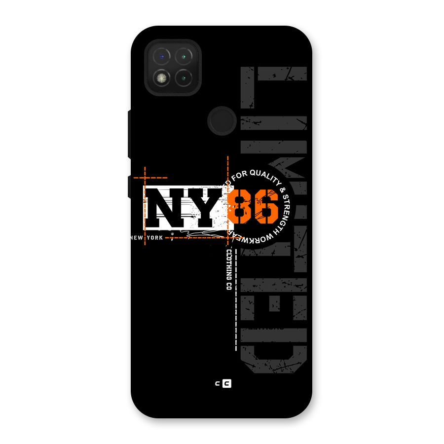 New York Limited Back Case for Redmi 9 Activ