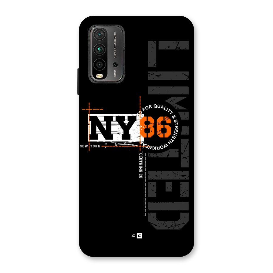 New York Limited Back Case for Redmi 9 Power