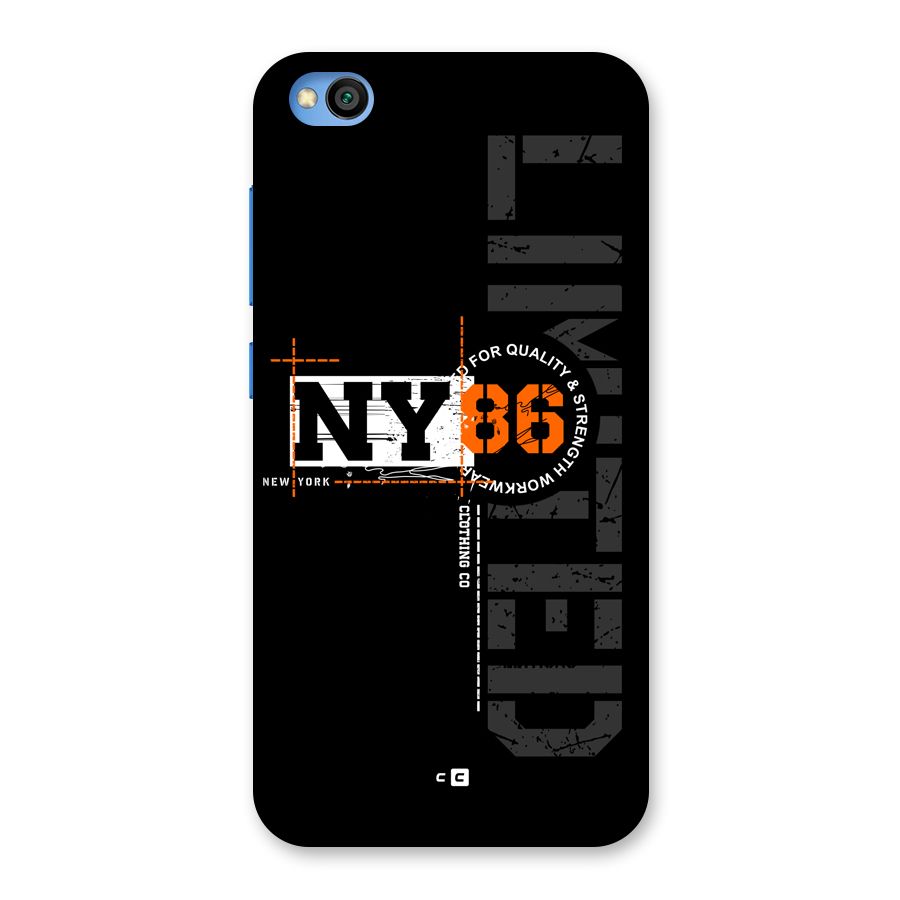 New York Limited Back Case for Redmi Go