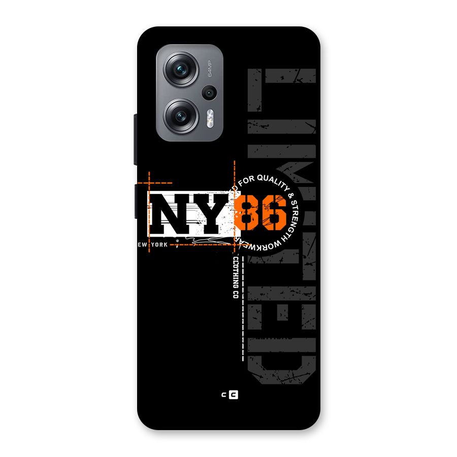 New York Limited Back Case for Redmi K50i