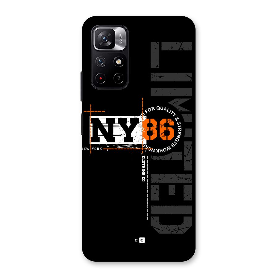 New York Limited Back Case for Redmi Note 11T 5G