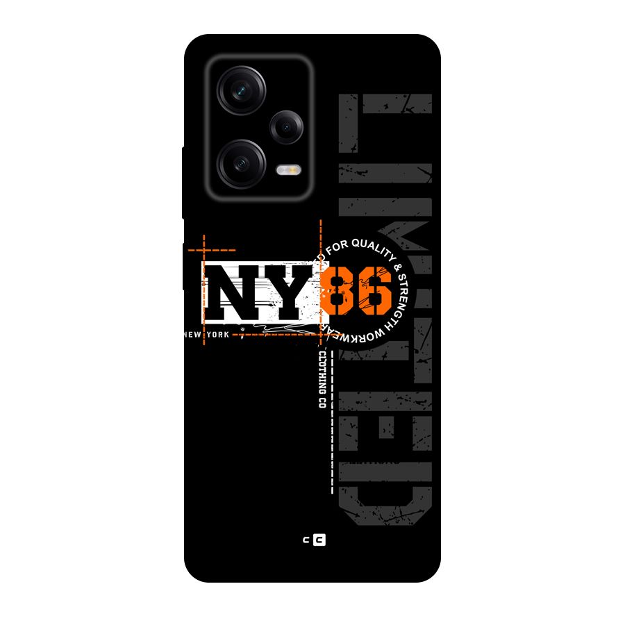 New York Limited Back Case for Redmi Note 12 Pro