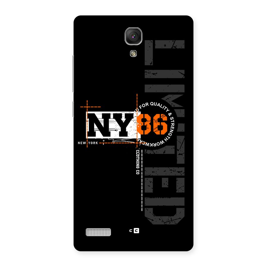 New York Limited Back Case for Redmi Note Prime