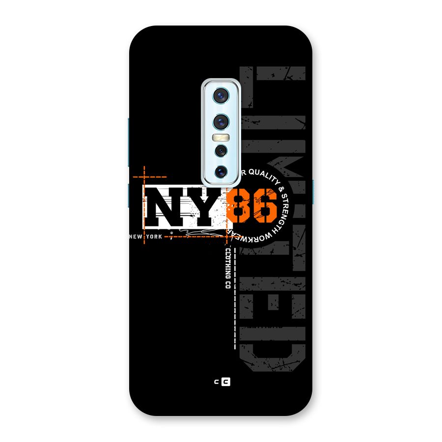 New York Limited Back Case for Vivo V17 Pro