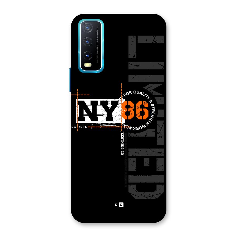 New York Limited Back Case for Vivo Y20A
