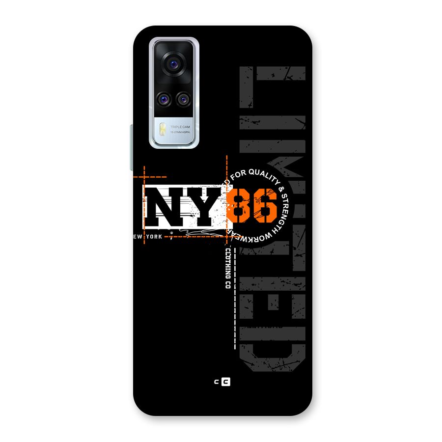 New York Limited Back Case for Vivo Y31