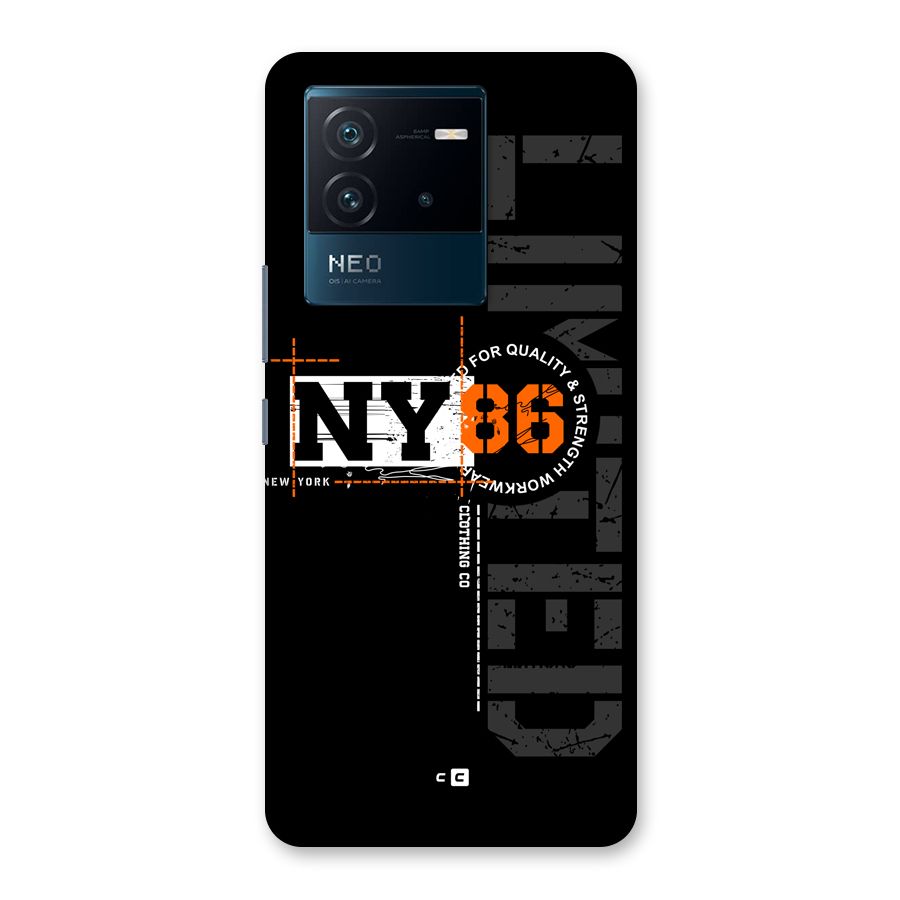 New York Limited Back Case for Vivo iQOO Neo 6 5G