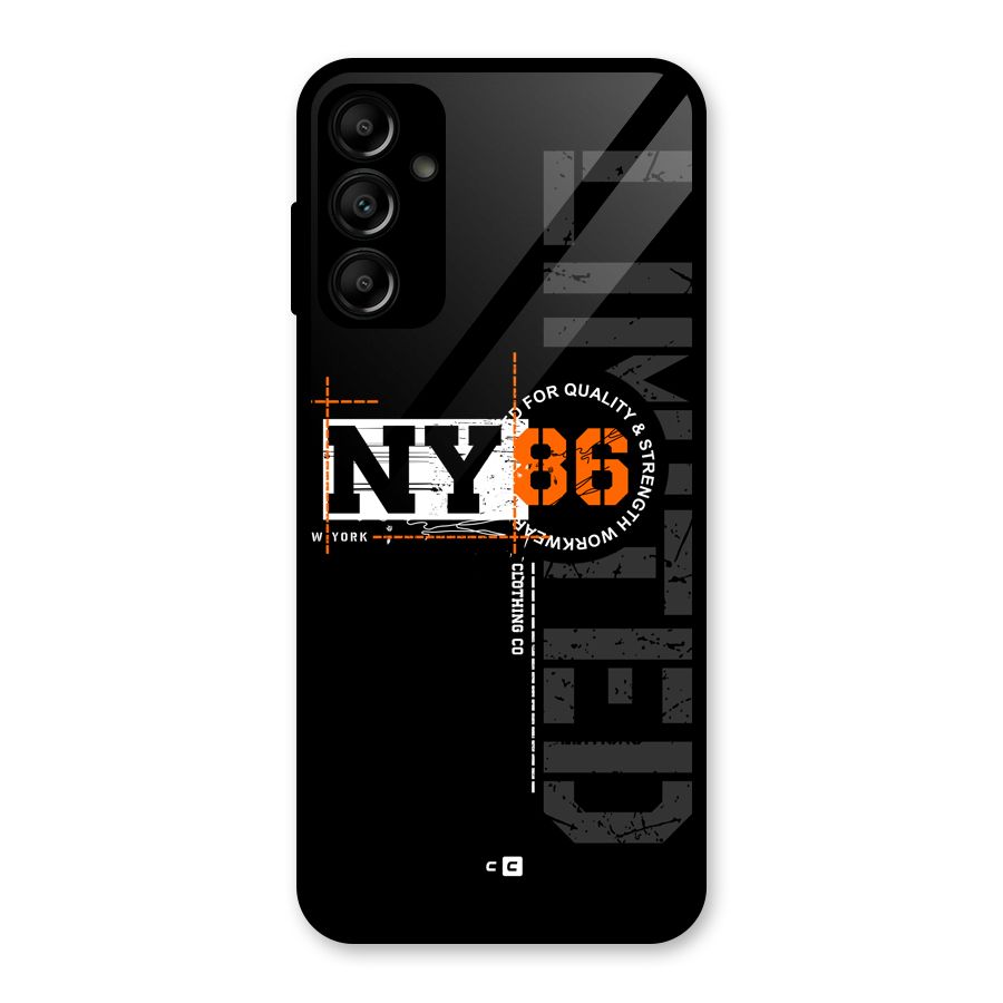 New York Limited Glass Back Case for Galaxy A14 5G