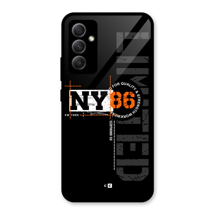 New York Limited Glass Back Case for Galaxy A34