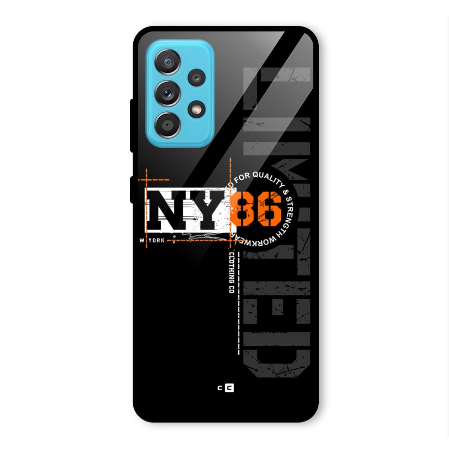 New York Limited Glass Back Case for Galaxy A52s 5G