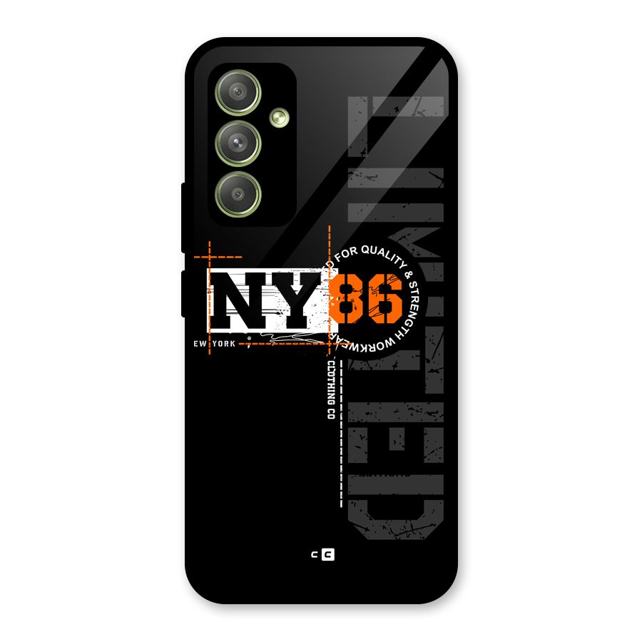 New York Limited Glass Back Case for Galaxy A54