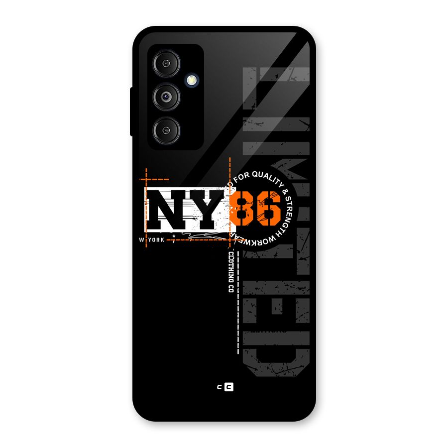 New York Limited Glass Back Case for Galaxy M14 5G