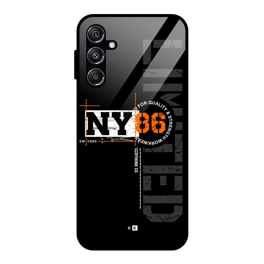 New York Limited Glass Back Case for Galaxy M34 5G
