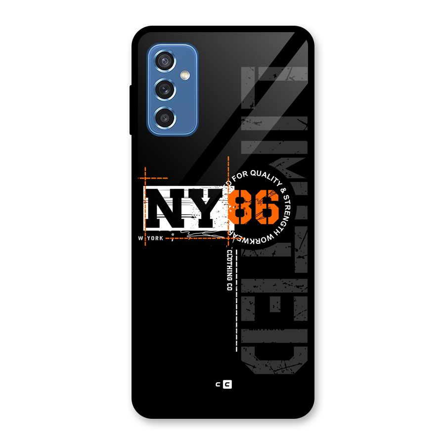New York Limited Glass Back Case for Galaxy M52 5G