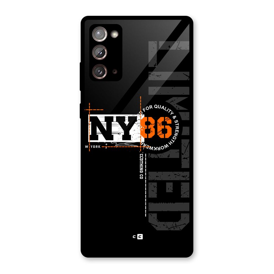 New York Limited Glass Back Case for Galaxy Note 20