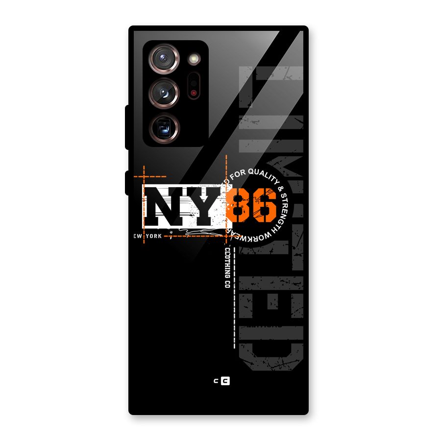 New York Limited Glass Back Case for Galaxy Note 20 Ultra
