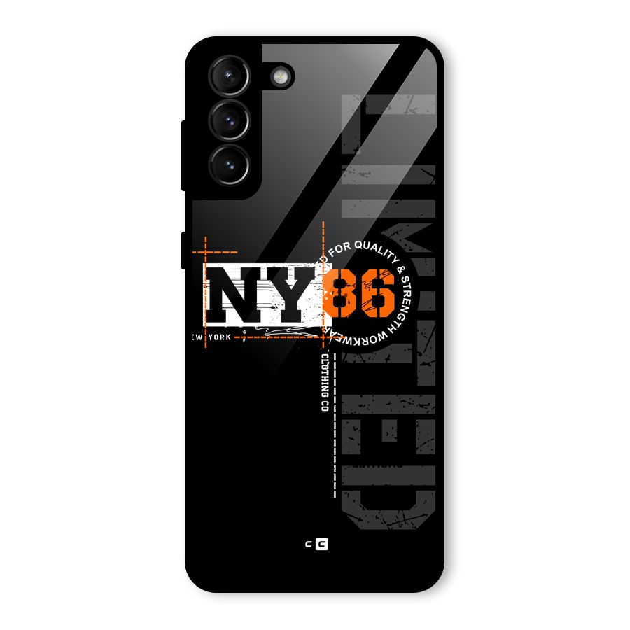 New York Limited Glass Back Case for Galaxy S21 Plus