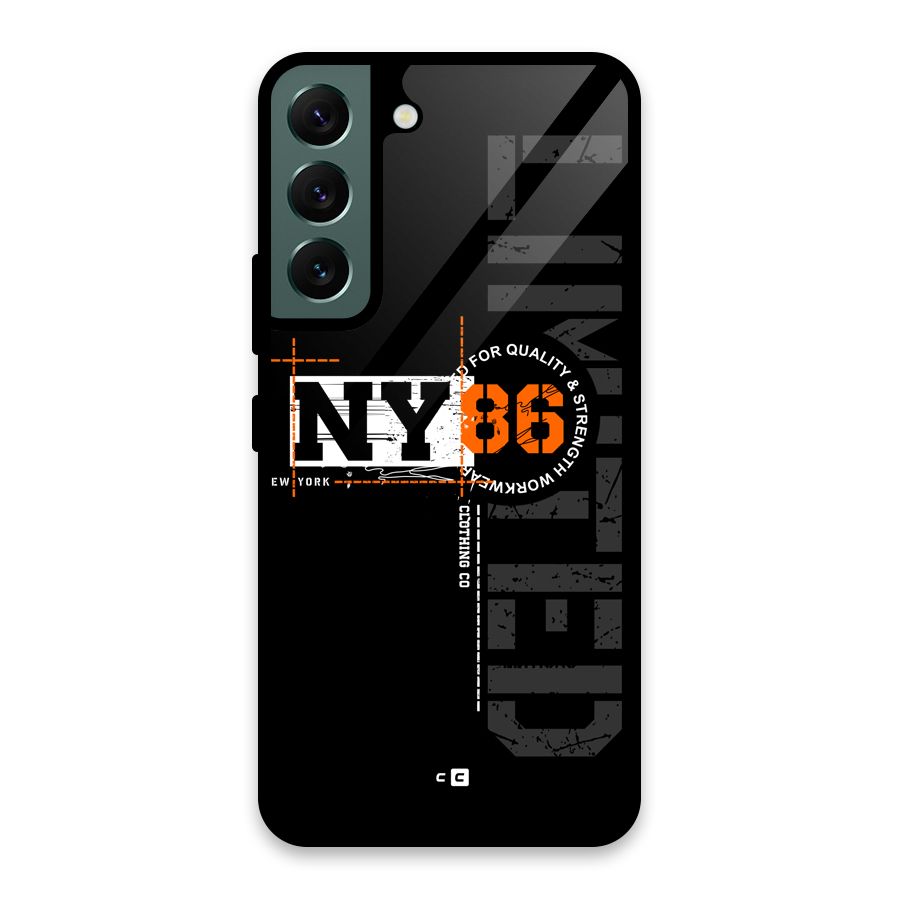 New York Limited Glass Back Case for Galaxy S22 5G