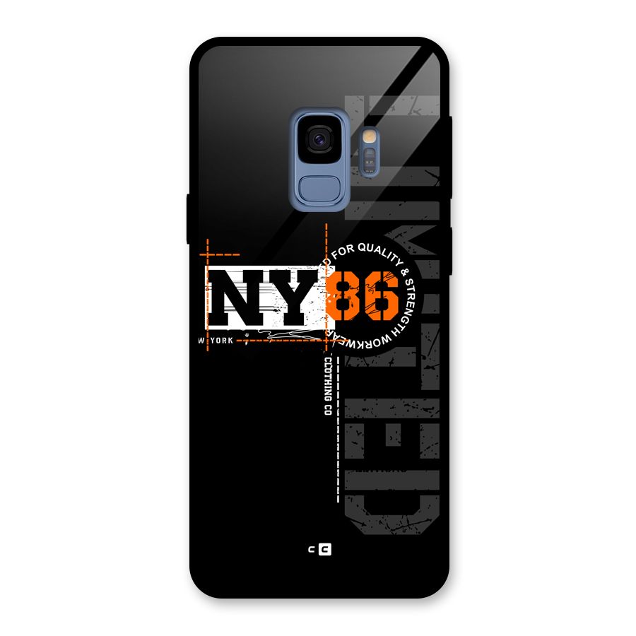 New York Limited Glass Back Case for Galaxy S9