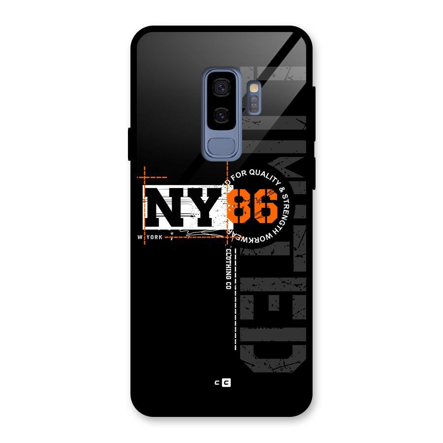 New York Limited Glass Back Case for Galaxy S9 Plus