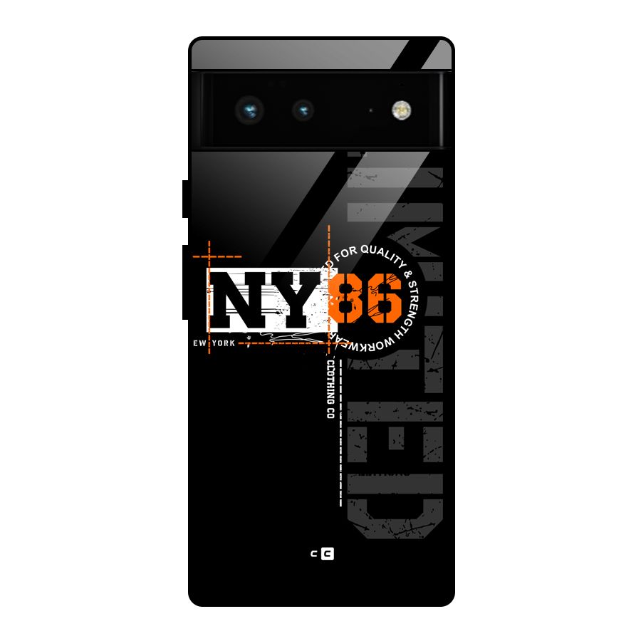 New York Limited Glass Back Case for Google Pixel 6