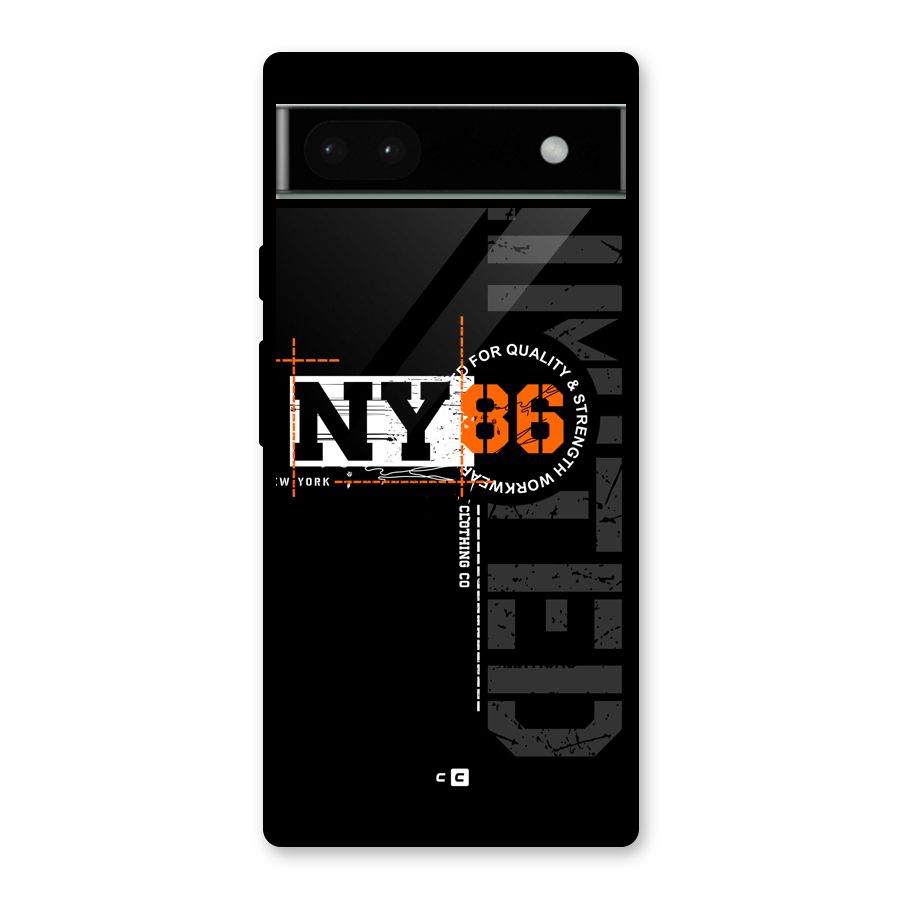 New York Limited Glass Back Case for Google Pixel 6a