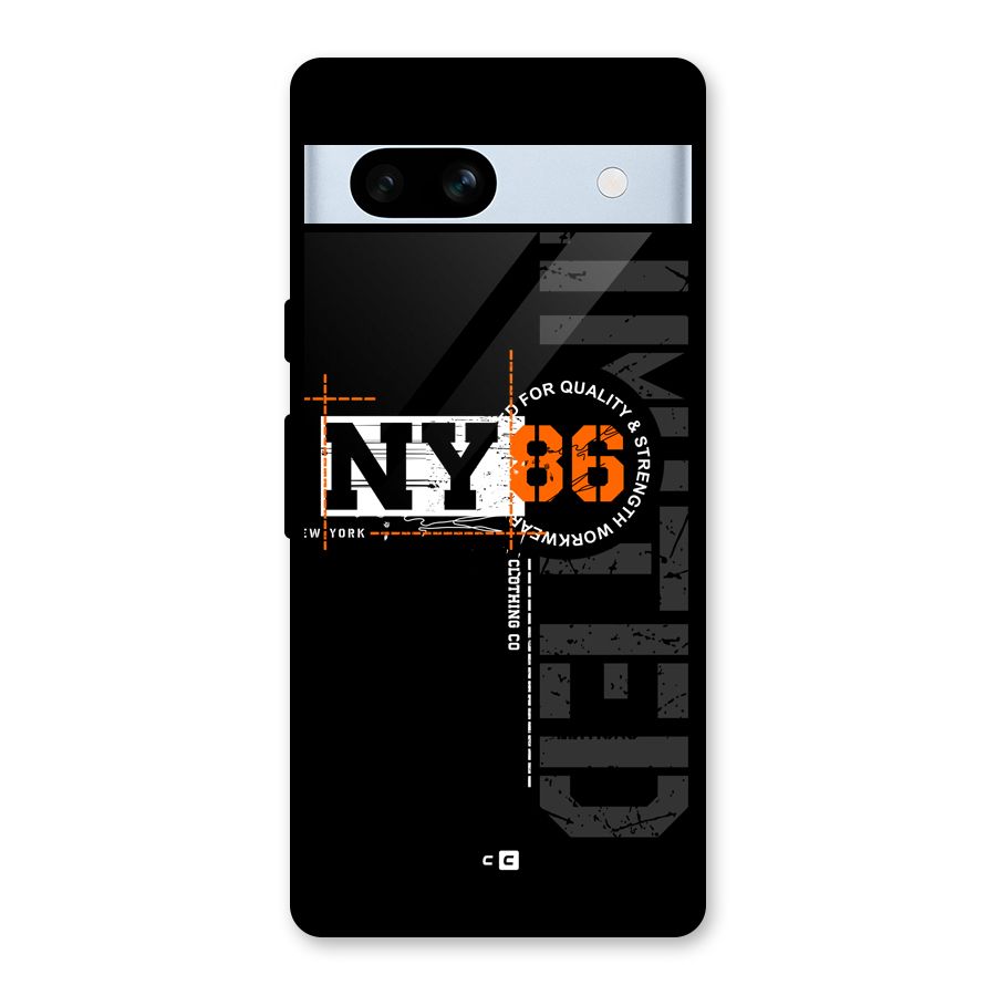 New York Limited Glass Back Case for Google Pixel 7a