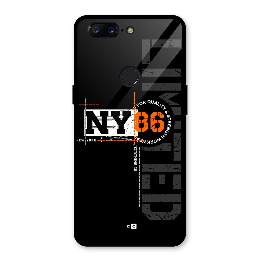New York Limited Glass Back Case for OnePlus 5T