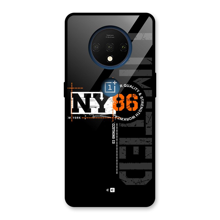 New York Limited Glass Back Case for OnePlus 7T