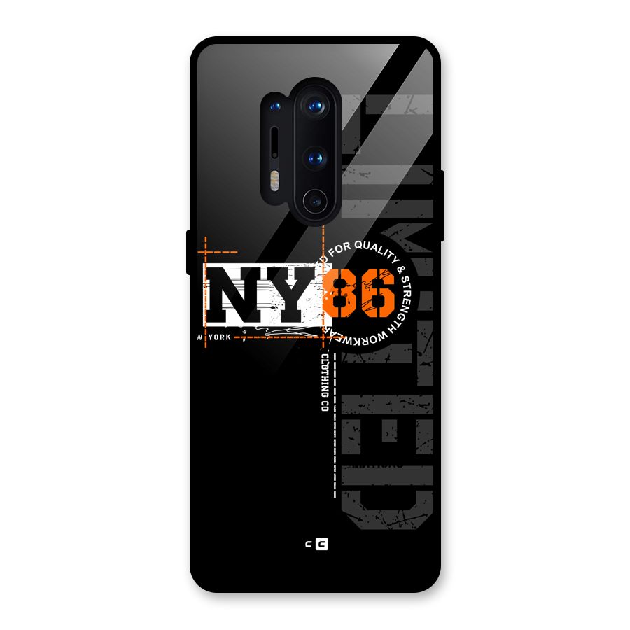 New York Limited Glass Back Case for OnePlus 8 Pro