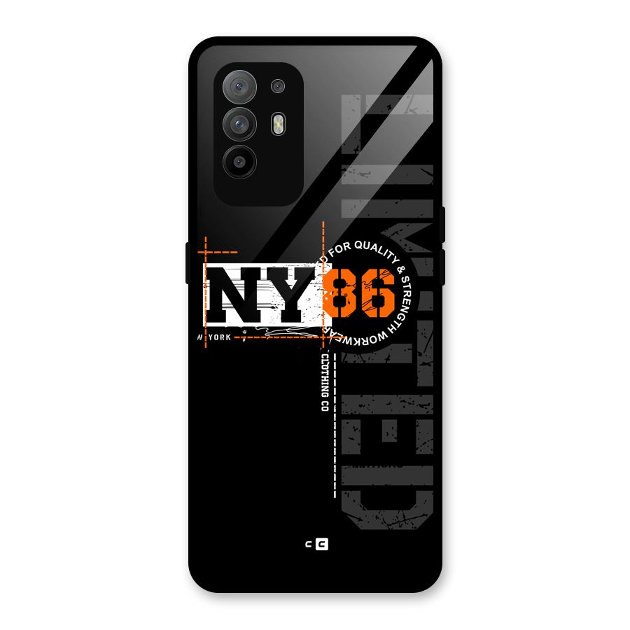 New York Limited Glass Back Case for Oppo F19 Pro Plus 5G