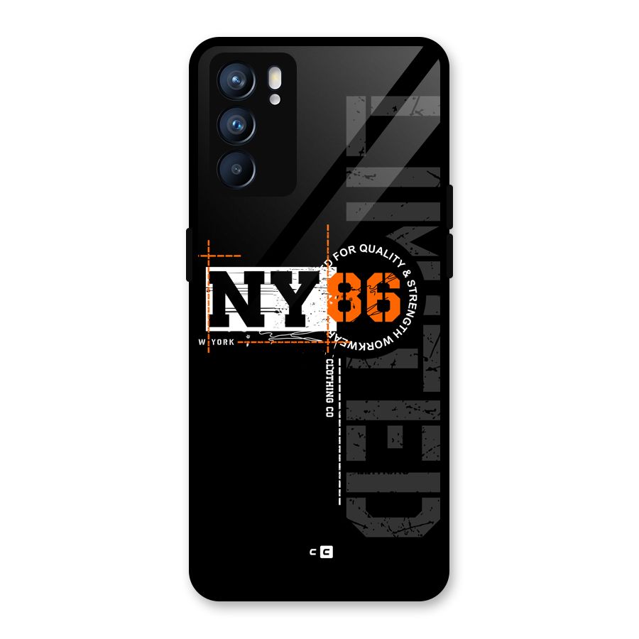 New York Limited Glass Back Case for Oppo Reno6 5G