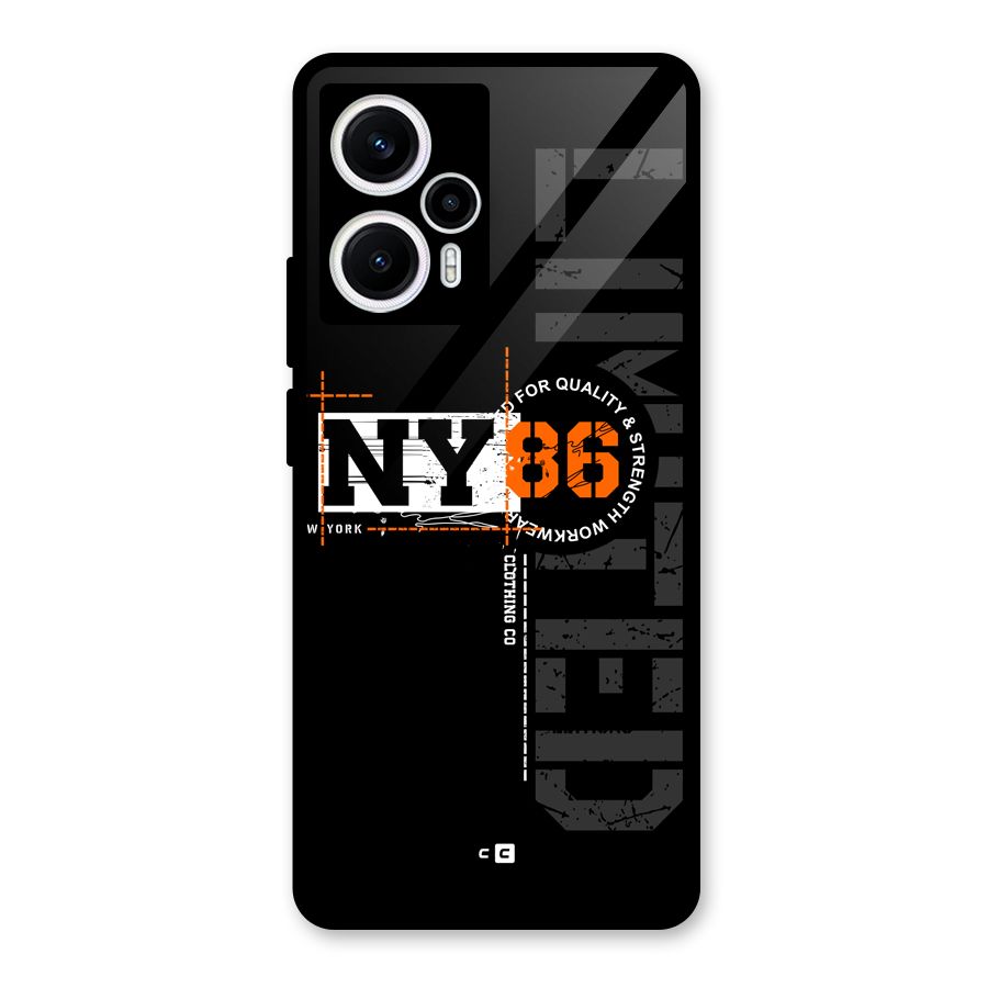New York Limited Glass Back Case for Poco F5