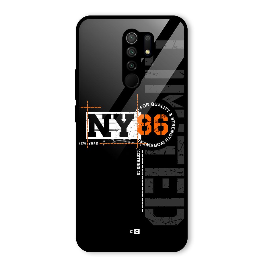 New York Limited Glass Back Case for Poco M2