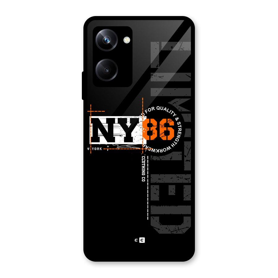 New York Limited Glass Back Case for Realme 10 Pro
