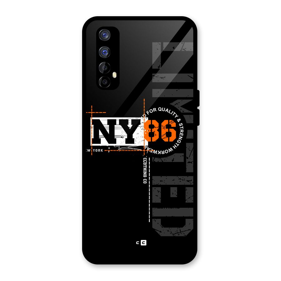 New York Limited Glass Back Case for Realme 7