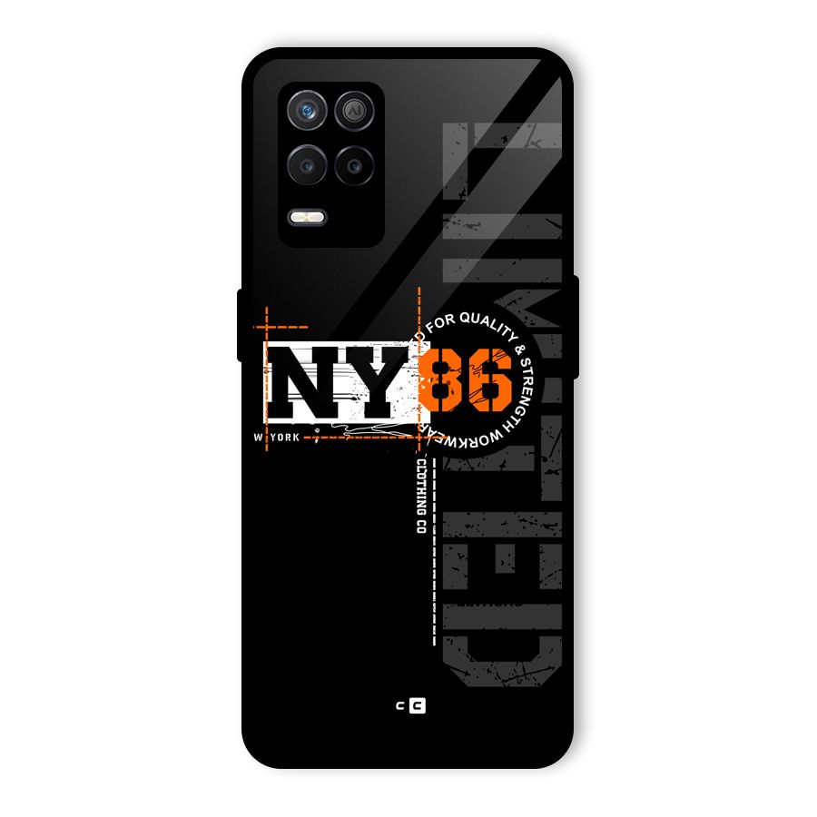 New York Limited Glass Back Case for Realme 8 5G