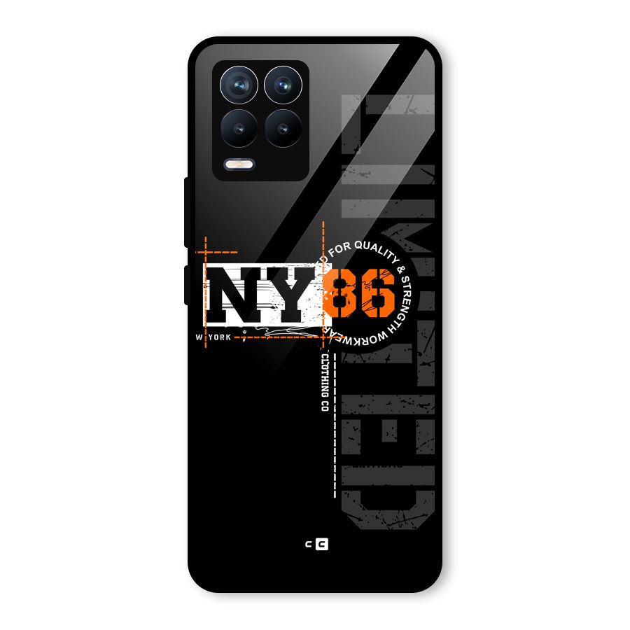 New York Limited Glass Back Case for Realme 8 Pro