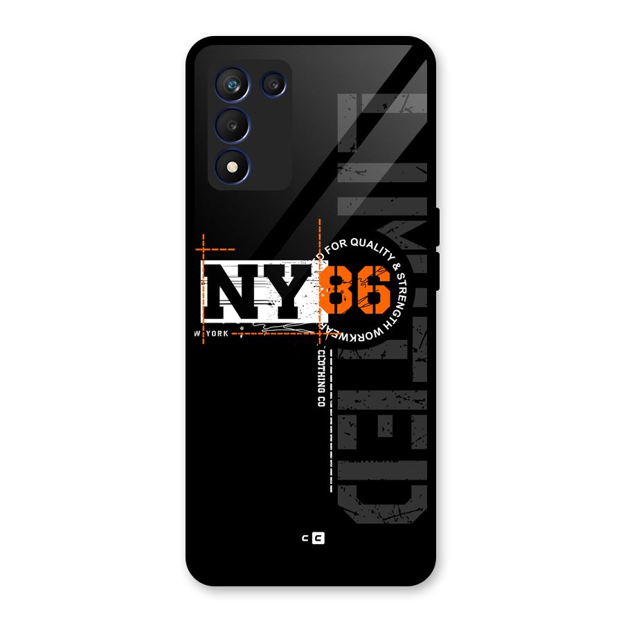 New York Limited Glass Back Case for Realme 9 5G Speed