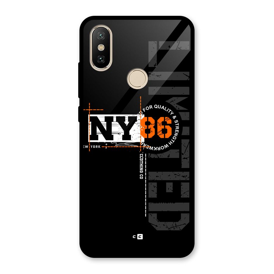 New York Limited Glass Back Case for Redmi A2